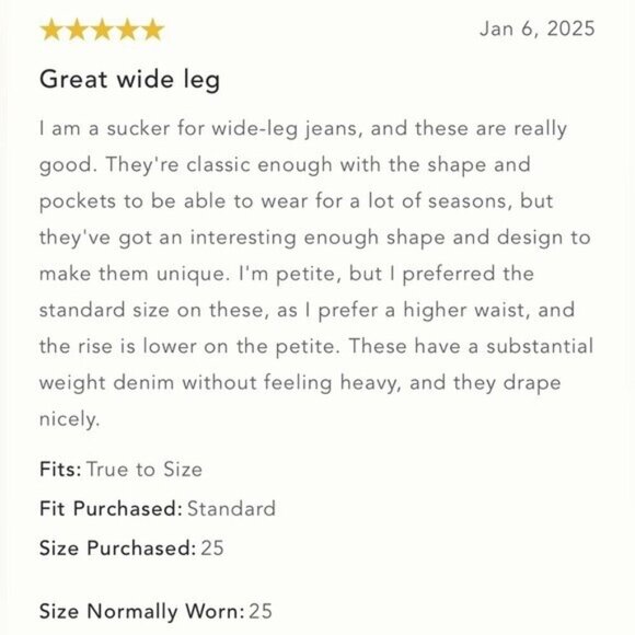 NWT Size 28 - Pilcro Full Curve High-Rise Wide-Leg Jeans - Picture 14 of 16